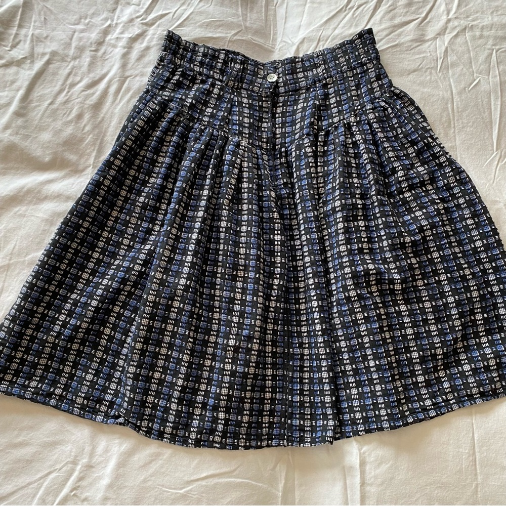 Handmade Knee-Length A-Line Skirt
